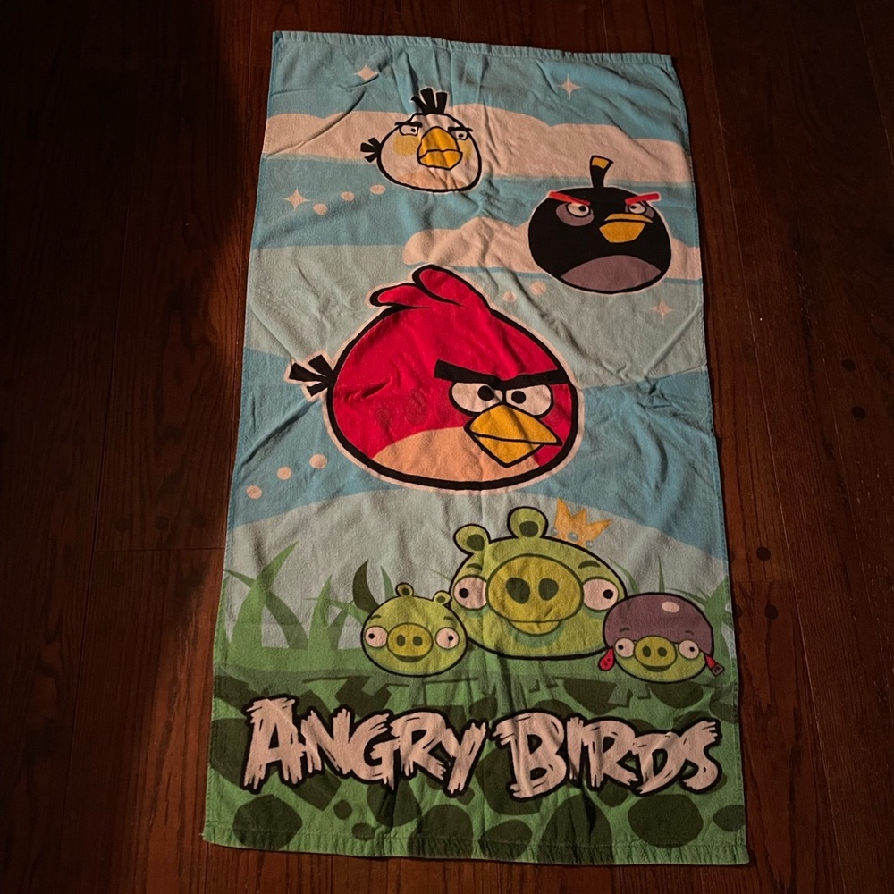 Angry Birds Beach Towel